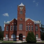Baker County Courthouse in Macclenny Florida, county seat and government cente