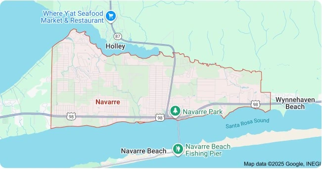 Map of Navarre, Florda