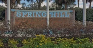 Spring Hill welcome sign