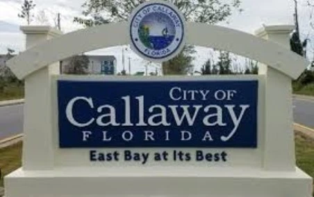 Image of the Welcome to Callaway, Florida sign