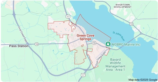 Map of Green Cove Springs, Florida