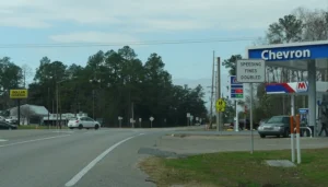 State Road 65 through Hosford Florida area, deep rural Panhandle isolation