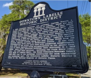 Historic Downtown LaBelle Florida, Old Florida riverfront town and authentic character