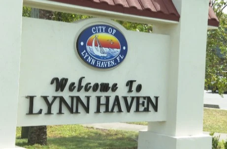 Image of the Welcome to Lynn Haven, Florida sign.