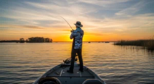 Bass fishing Lake Okeechobee Clewiston Florida, fishing lifestyle and recreation