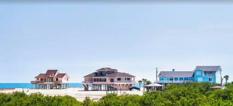 Image of a beach houses on Palm Coast, Florida