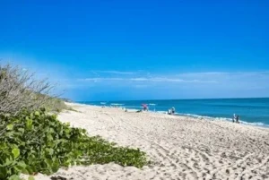 Beautiful image of the beach at Sebastian, Florida