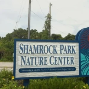 Shamrock Park South Venice Florida, community center serving retirement population