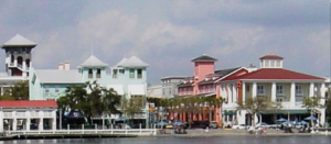 Downtown Celebration Florida walkable New Urbanist town center Disney-designed master-planned retirement community