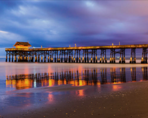 Cocoa Beach Florida world-famous surf beach Ron Jon Surf Shop iconic barrier island retirement 2,600 seniors