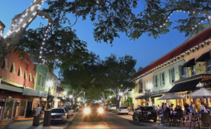 Historic downtown Bradenton Florida Riverwalk riverfront district county seat middle-class retirement