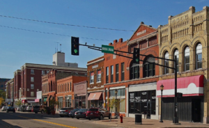 Historic downtown St. Cloud Florida traditional district charming working-class Veterans retirement community