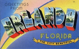 Orlando Florida theme park capital Disney World Universal Studios SeaWorld middle-class urban retirement entertainment