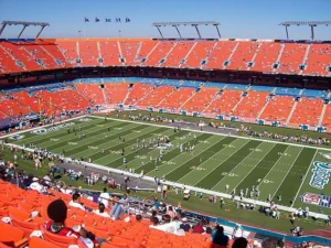 Miami Gardens Florida Hard Rock Stadium Miami Dolphins NFL major entertainment working middle-class suburban retirement 12650 seniors